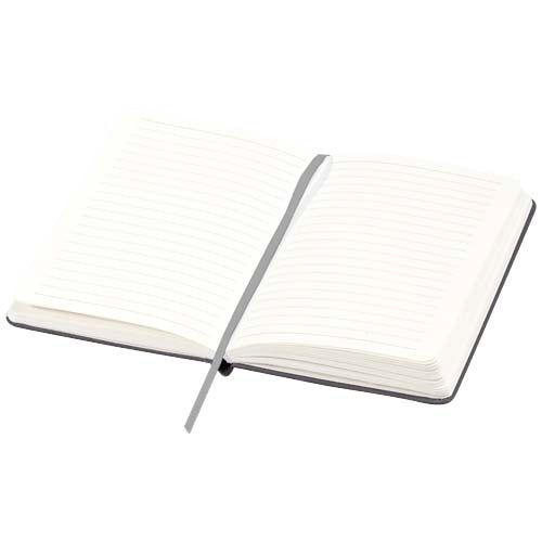 Classic A5 Notizbuch mit festem Einband, individuell mit Logo von Signalshop.de bedruckbar, ideal als Werbeartikel.