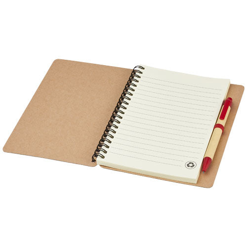 Priestly A6 Recycling Notizbuch mit Stift, braun, individuell gestaltbar, von Signalshop.de. Werbeartikel, Werbegeschenke, Werbemittel, Giveaway.