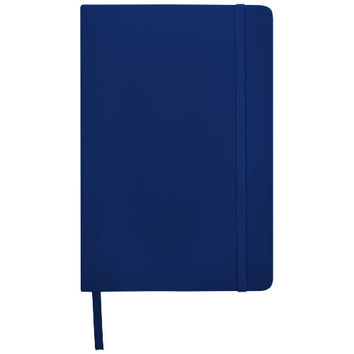 Blaues Spectrum A5 Notizbuch mit gepunkteten Seiten, individuell gestaltbar mit Logo, von Signalshop.de. Werbeartikel, Werbegeschenke, Werbemittel, Giveaway.