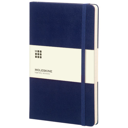 Moleskine Classic Hardcover Notizbuch L in Blau, liniert, individuell mit Logo gestaltbar, Signalshop.de Werbeartikel