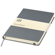 Graues Moleskine Classic Hardcover Notizbuch L, liniert, Signalshop.de Werbeartikel individuell gestaltbar.