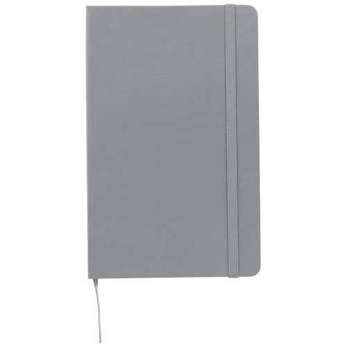 Graues Moleskine Classic Hardcover Notizbuch L, liniert, individuell gestaltbar, Signalshop.de Werbegeschenke.