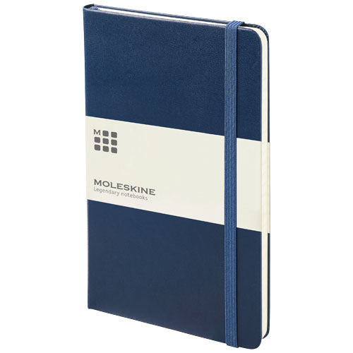 Moleskine Classic Hardcover Notizbuch L in Blau, individuell mit Logo gestaltbar, Signalshop.de Werbeartikel.