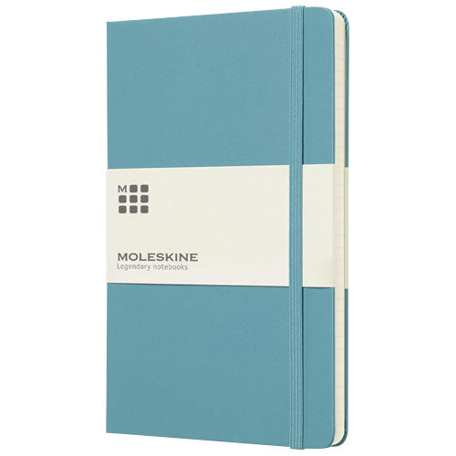Moleskine Classic Hardcover Notizbuch L in Blau, individuell bedruckbar, Signalshop.de Werbeartikel