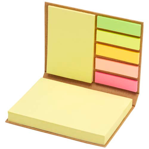 Sandal Zettelblock mit bunten Haftnotizen, individuell gestaltbar bei Signalshop.de, idealer Werbeartikel.