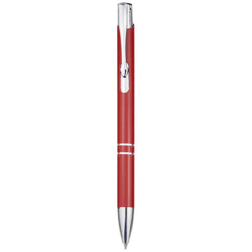 Moneta Aluminium-Kugelschreiber in Rot, individuell bedruckbar mit Logo, von Signalshop.de; Werbeartikel, Werbegeschenke, Werbemittel, Giveaway.
