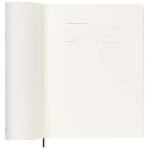 Moleskine Softcover Wochenkalender XL in Weiß, individuell gestaltbar, Signalshop.de Werbeartikel, Werbegeschenke.