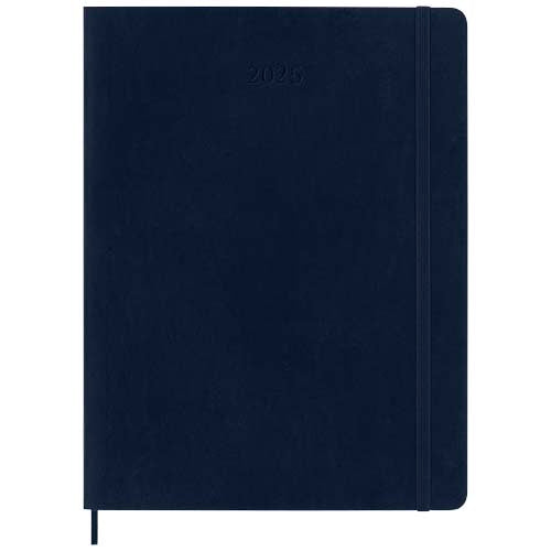 Moleskine Softcover 12 Monate Wochenkalender XL in dunkelblau, individuell mit Logo bedruckbar, Signalshop.de; Werbeartikel; Werbegeschenke; Werbemittel; Giveaway.