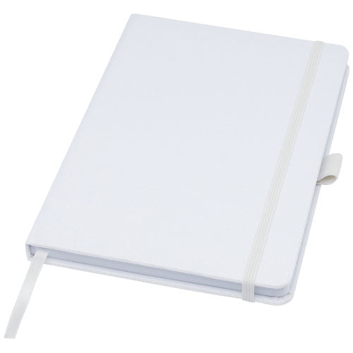 Honua A5 Notizbuch aus recyceltem Papier mit PET-Cover, individuell bedruckbar, Signalshop.de Werbeartikel.