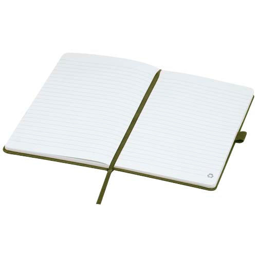 Honua A5 Notizbuch aus Recyclingpapier mit PET-Cover, individuell bedruckbar, Signalshop.de Werbeartikel