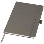 A5 Notizbuch aus recyceltem Papier mit PET-Cover, individuell gestaltbar, von Signalshop.de, Werbeartikel.