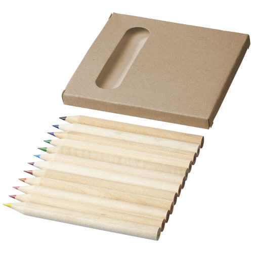 Artemaa Buntstift Malset, 12-teilig, in umweltfreundlicher Verpackung von Signalshop.de, ideal als Werbeartikel.