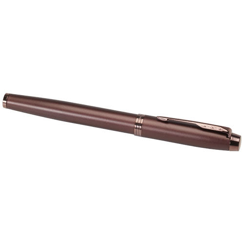 Parker IM Tintenroller in Braun, individuell gestaltbar, ideal als Werbemittel bei Signalshop.de, Werbeartikel.