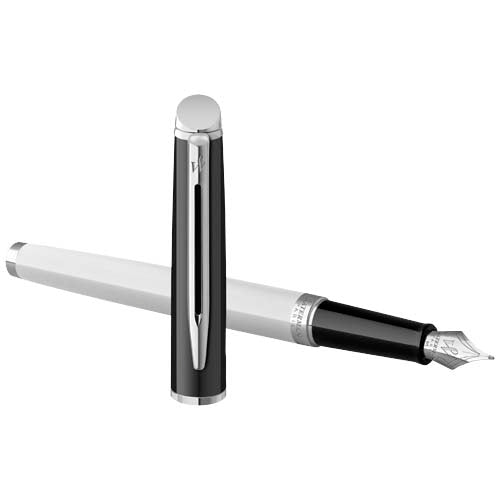 Waterman Hemisphere Füllfederhalter mit Palladiumbeschichtung, blau, individuell gestaltbar, Signalshop.de Werbeartikel