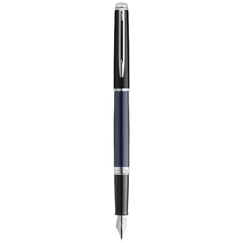 Waterman Hemisphere Füllfederhalter, blau, palladiumbeschichtet, individuell gestaltbar, Signalshop.de Werbeartikel