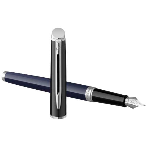 Waterman Hemisphere Füllfederhalter mit Palladium, blau, individuell gestaltbar, Signalshop.de Werbeartikel