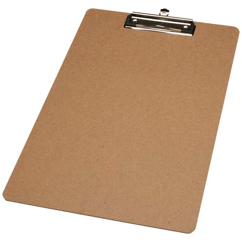 Platu Klemmbrett aus MDF, individuell gestaltbar mit Logo, erhältlich bei Signalshop.de; Werbeartikel, Werbegeschenke.