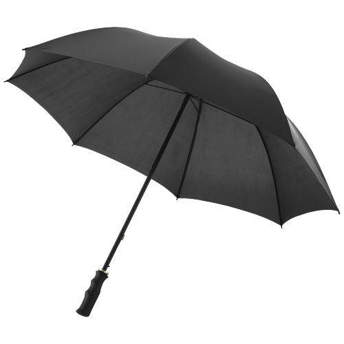 Zeke 30" Golfschirm in Schwarz, individuell mit Logo von Signalshop.de bedruckbar; idealer Werbeartikel.