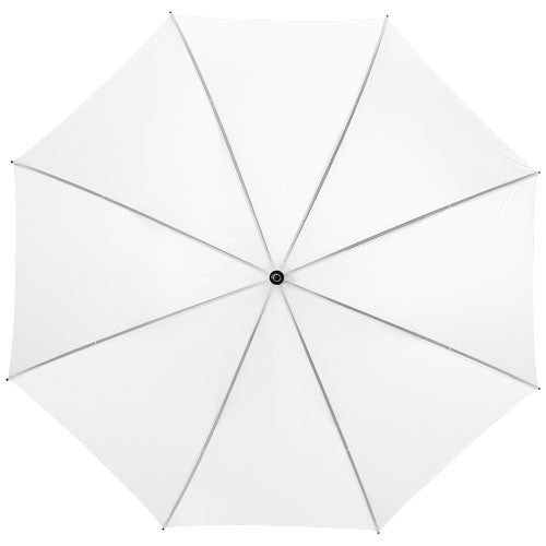 Zeke 30-Zoll-Golfschirm von Signalshop.de, weiß, individuell bedruckbar, ideal als Werbeartikel oder Giveaway.