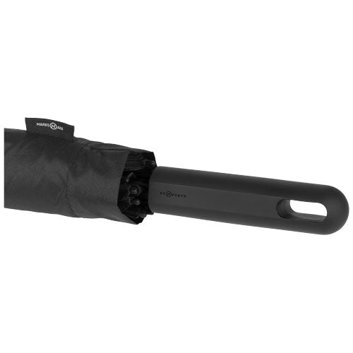 Noon 23-Zoll Automatik-Sturmschirm in Schwarz von Signalshop.de, individuell bedruckbar, ideal als Werbeartikel.