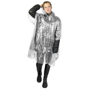 Mayan Regenponcho aus recyceltem Kunststoff, transparent, individuell bedruckbar, bei Signalshop.de; Werbeartikel, Werbegeschenke, Werbemittel, Giveaway.