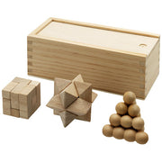 Holz-Denksportspiel-Set mit Kiste, individuell bedruckbar, von Signalshop.de, Werbeartikel, Werbegeschenke.