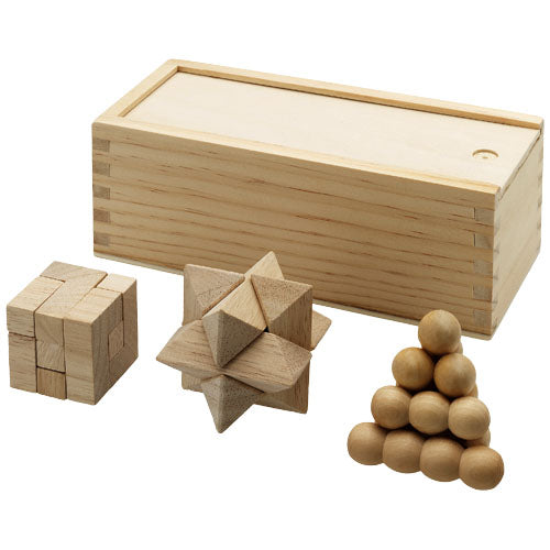 Holz-Denksportspiel-Set mit Kiste, individuell bedruckbar, von Signalshop.de, Werbeartikel, Werbegeschenke.