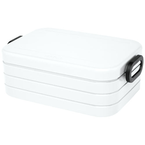 Weiße Mepal Take-a-break Lunchbox Midi, individuell mit Logo bedruckbar, bei Signalshop.de, ideal als Werbeartikel.