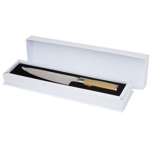 Cocin Küchenmesser mit Holzgriff in Box, individuell mit Logo bedruckt, ideal als Werbeartikel bei Signalshop.de