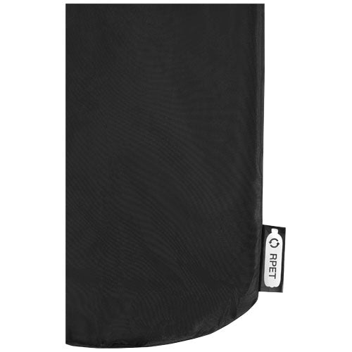 Schwarze Willow GRS RPET Polar Fleece Decke, individuell bedruckbar mit Logo, Signalshop.de Werbeartikel