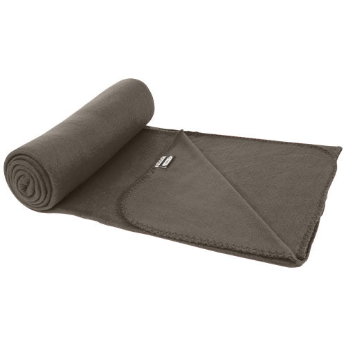 Willow GRS RPET Polar Fleece Decke von Signalshop.de, grau, nachhaltig, individuell bedruckbar, Werbeartikel.