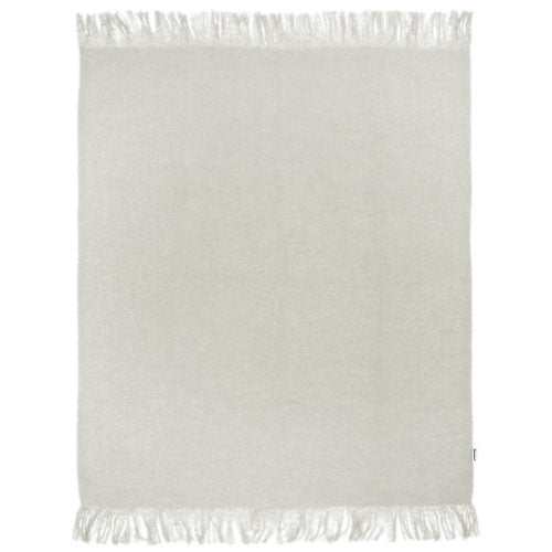 Ivy GRS zertifizierte RPET Mohairdecke in Beige von Signalshop.de, individuell bedruckbar, ideal als Werbeartikel.