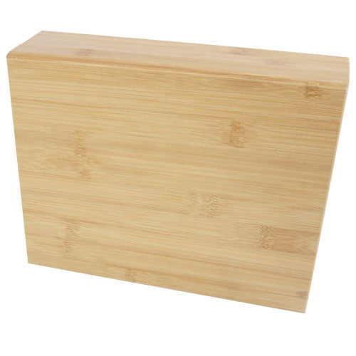 Nebby Korkenzieher aus Bambus, individuell mit Logo gestaltbar, ideal als Werbeartikel bei Signalshop.de.
