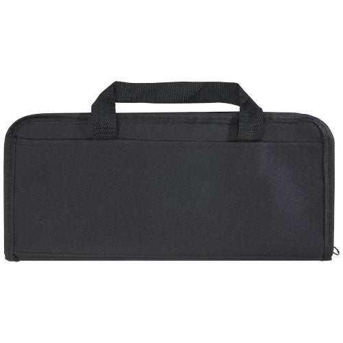 Gratar 5-teiliges Grillset in schwarzer Tasche, individuell bedruckbar, Werbeartikel von Signalshop.de