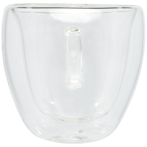 Manti 2-teiliger 100 ml doppelwandiger Glasbecher mit Bambusuntersetzer, individuell gestaltbar, Signalshop.de, Werbeartikel, Werbegeschenke, Werbemittel, Giveaway