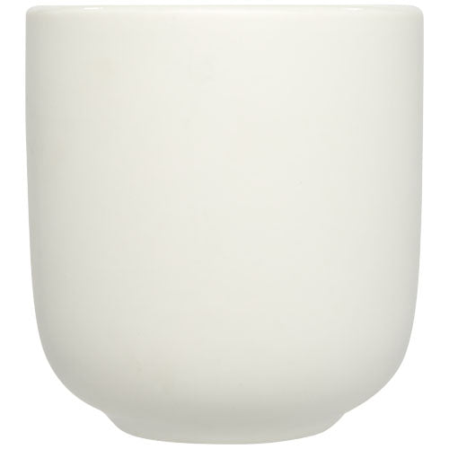 Weiße Keramik-Espressotasse, 90 ml, individuell gestaltbar mit Logo, erhältlich bei Signalshop.de als Werbeartikel.