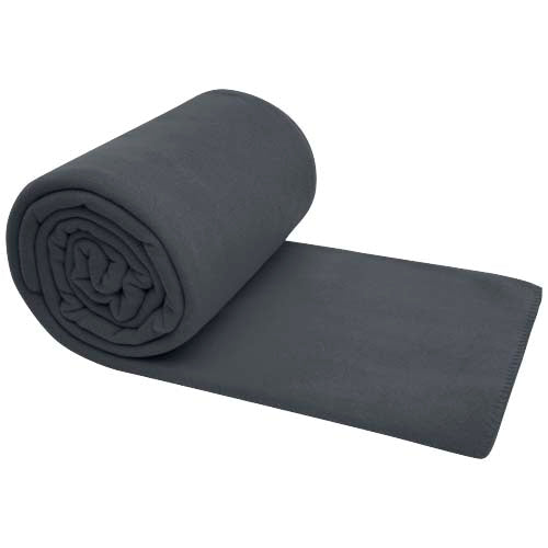 Huggy Fleecedecke 220×250 cm, grau, Fleece, Signalshop.de Werbeartikel, individuell gestaltbar, kariert, Zuhause, Picknick.