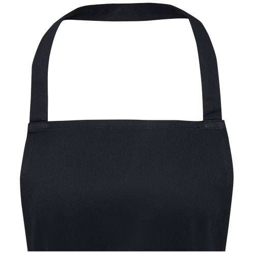 Schwarze Shara Schcrze aus 240 g/m2 recyceltem Material, individuell bedruckbar, Signalshop.de Werbeartikel.