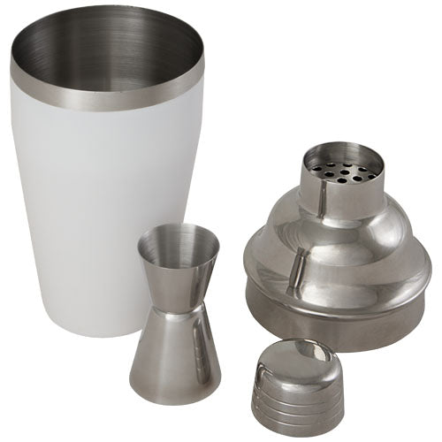 Gaudie Cocktailshaker aus recyceltem Edelstahl, individuell gestaltbar, Signalshop.de Werbeartikel