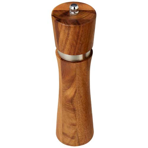 Flavo Pfeffer- oder Salzmühle aus Holz, individuell mit Logo gestaltbar, erhältlich bei Signalshop.de, Werbeartikel, Werbegeschenke, Werbemittel, Giveaway.