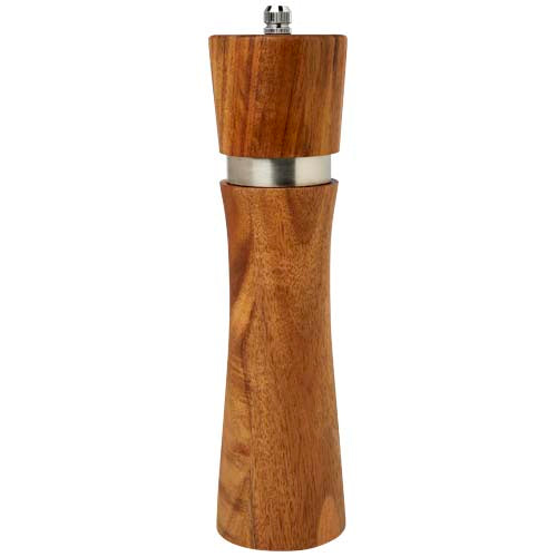 Flavo Salz- oder Pfeffermühle aus Holz, individuell mit Logo gestaltbar, idealer Werbeartikel von Signalshop.de
