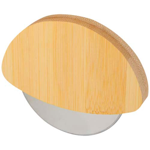 Navajo Pizzaschneider aus Holz und Metall, individuell gestaltbar mit Logo, Signalshop.de Werbeartikel.