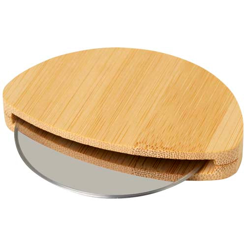 Navajo Pizzaschneider aus Holz mit Edelstahlklinge, individuell gestaltbar, ideal als Werbeartikel von Signalshop.de.