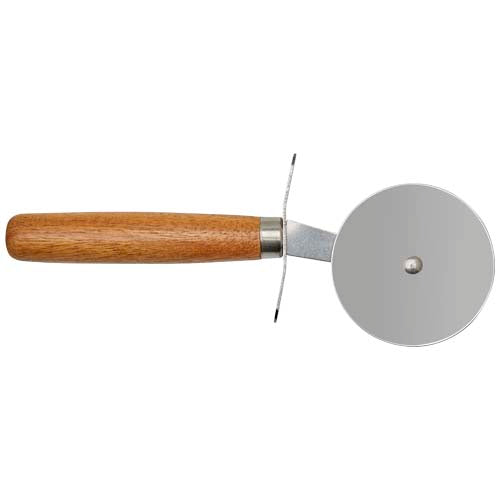 Timberito Pizza Schneider aus Holz und Metall, individuell gestaltbar, bei Signalshop.de als Werbeartikel.