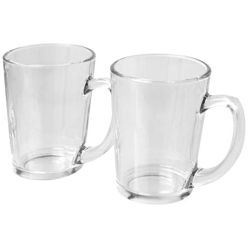 Zeni 2-tlg. Teeglas Set aus Glas mit Henkel, individuell gestaltbar mit Logo. Signalshop.de Werbeartikel.