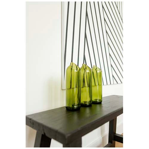 Originalhome 750 ml Wasserkaraffe in Grün, recycelt, als Vase nutzbar, individuell gestaltbar, Signalshop.de Werbeartikel