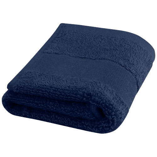 Sophia Baumwollhandtuch blau 30x50 cm, Ökotex, individuell mit Logo bei Signalshop.de, Werbeartikel, Werbegeschenke.