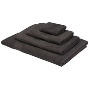 Graues Evelyn 450 g/m² Baumwollhandtuch, 100x180 cm, nachhaltig, individuell bedruckbar, Öko-Tex zertifiziert.