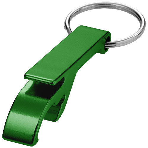 Tao Schlüsselanhänger in Grün mit Flaschen- und Dosenöffner, individuell gestaltbar, von Signalshop.de. Werbeartikel, Werbegeschenke.