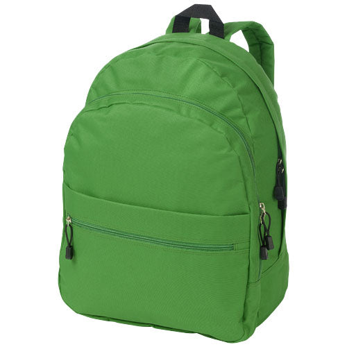Grüner Trend Rucksack 17L aus Polyester von Signalshop.de, individuell bedruckbar, ideal als Werbeartikel.